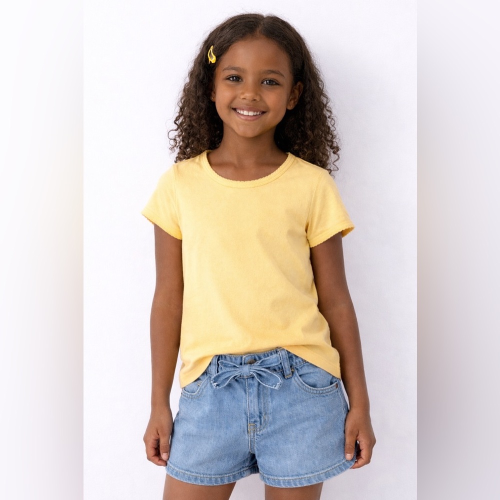 Hanna Andersson Yellow Shirt Size 6/7 120cm